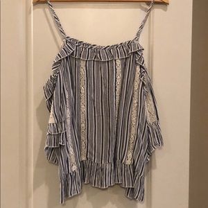 Never Worn American Eagle Cold Shoulder Top - L